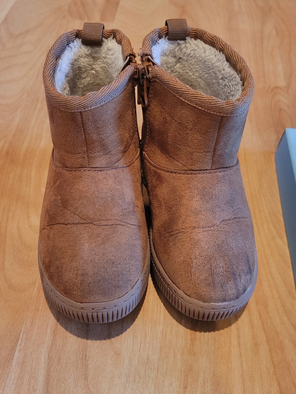 Cat & Jack Arlo Boots Cognac Winter Size 7 - Picture 3 of 9